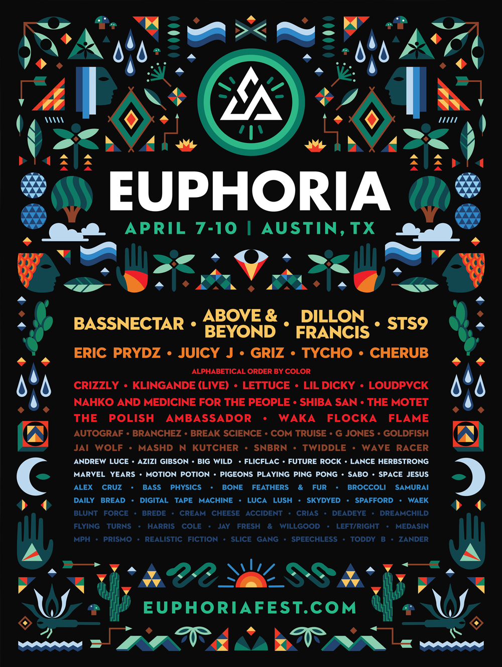 Euphoria 2016 Lineup