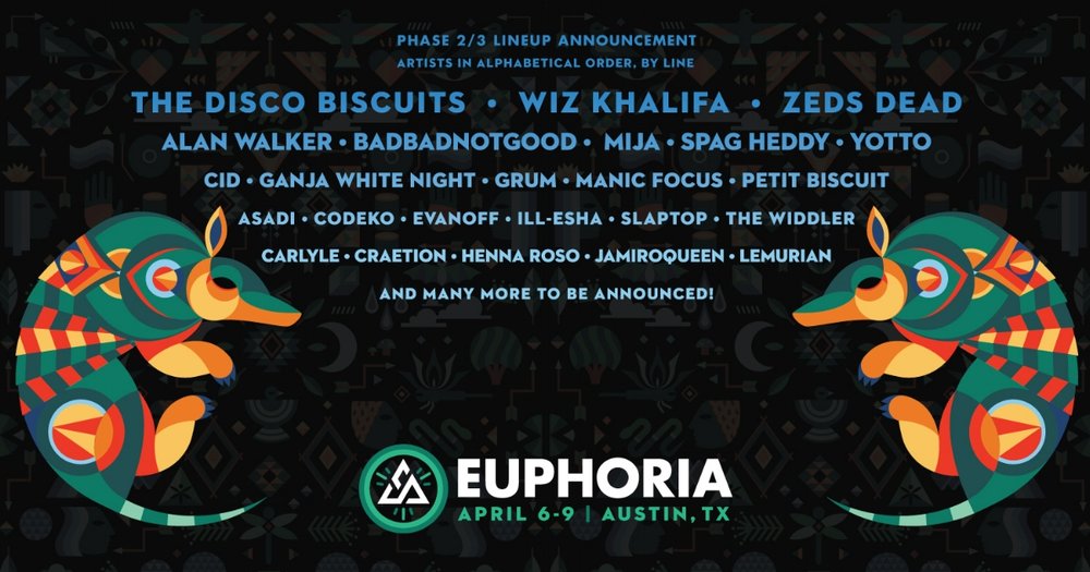 Euphoria Phase 2 Lineup