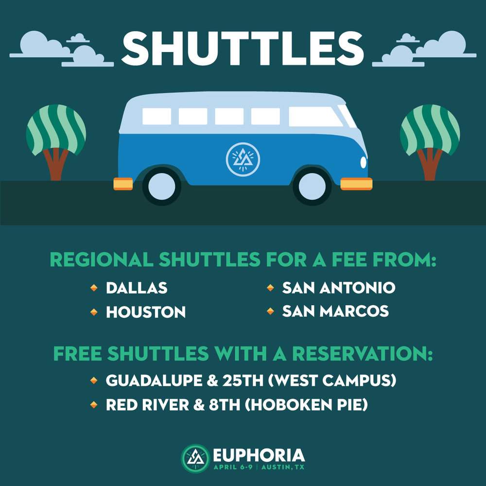 Euphoria 2017 Shuttles